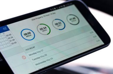 Trucking Data on a Tablet